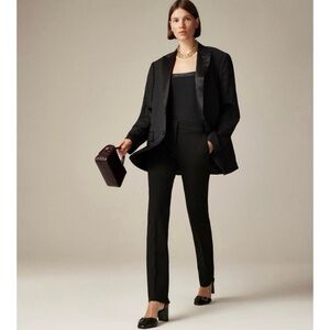 J Crew Black Going-Out Slim Pant in Four Season Stretch Size 18 NWT FLAW